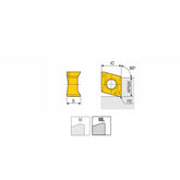 4NKT 06-ML Double-sided inserts with four high positive helical cutting edges & high ramping capacity for 90° shoulders of stainless steel and light cutting - Big-tools Industrial Supply Tools for Metal Cutting